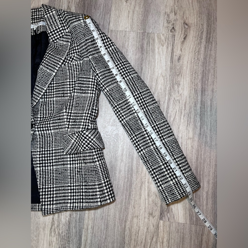 Veronica Beard Rhett Dickey Jacket Grey Plaid Blazer Size 4 Rerailed 695 - Picture 10 of 15